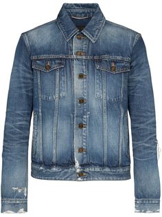 Saint Laurent джинсовая куртка