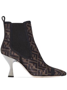 Fendi ботильоны Colibrì 85 с логотипом FF