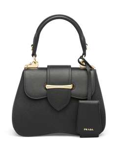Prada сумка-тоут Sidonie из сафьяновой кожи
