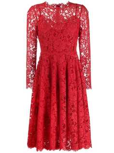 Dolce & Gabbana платье из цветочного кружева