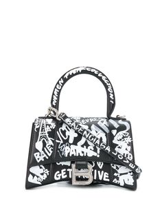 Balenciaga сумка Hourglass XS с верхней ручкой