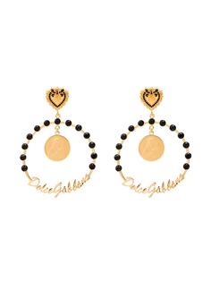 Dolce & Gabbana декорированные серьги-кольца