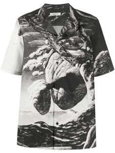 Valentino рубашка с принтом Floating Island