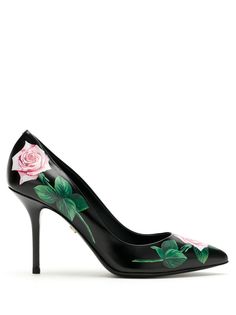Dolce & Gabbana туфли-лодочки с принтом Tropical Rose
