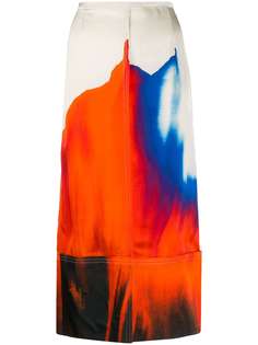 colville юбка прямого кроя с эффектом разбрызганной краски