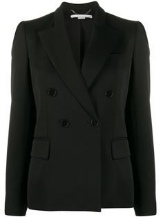 Stella McCartney двубортный блейзер с заостренными лацканами