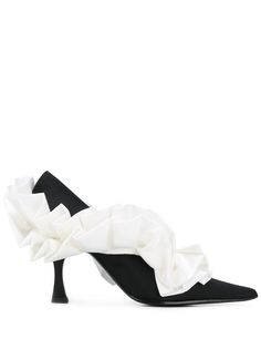 MM6 Maison Margiela туфли-лодочки с оборками