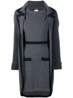 Chanel Pre-Owned трикотажное платье и пальто 2008-го года
