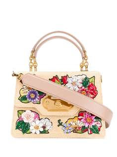 Dolce & Gabbana сумка-тоут Welcome с цветочной вышивкой