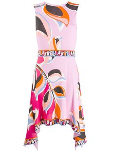 Emilio Pucci платье асимметричного кроя с принтом
