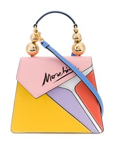 Moschino сумка Slice с ручкой и ремнем