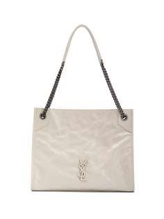 Saint Laurent сумка-тоут Niki с жатым эффектом