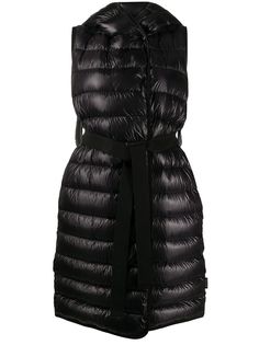 Moncler длинный дутый жилет
