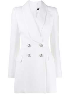 Balmain двубортное платье-блейзер