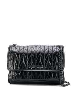 Miu Miu стеганая сумка на плечо среднего размера