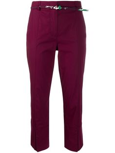 Emilio Pucci укороченные брюки с разрезами