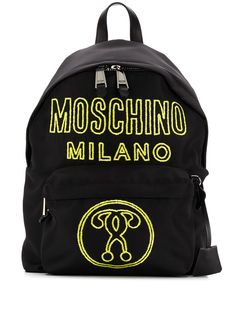 Moschino рюкзак с вышивкой