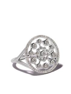 Astley Clarke кольцо Large Icon Nova из белого золота с бриллиантами