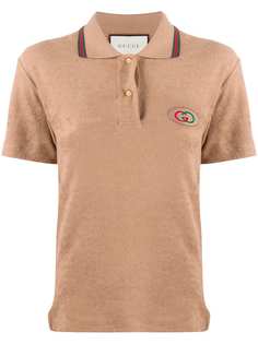Gucci рубашка-поло с короткими рукавами и логотипом GG