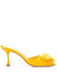 Manolo Blahnik мюли с бантом Railda