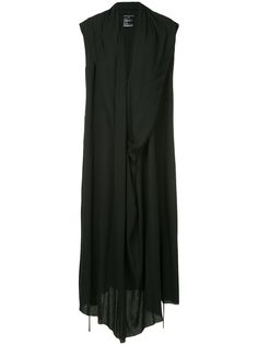 Ann Demeulemeester асимметричное платье макси с драпировкой