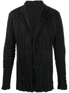 Issey Miyake однобортный пиджак с плиссировкой