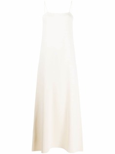 Jil Sander длинное платье-комбинация