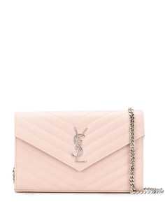 Saint Laurent стеганая сумка через плечо