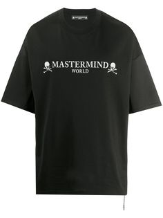 Mastermind World футболка оверсайз с вышитым логотипом