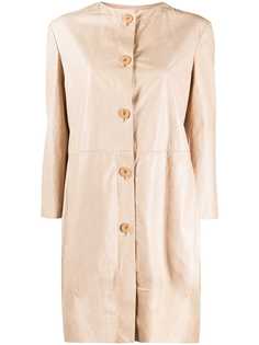 Drome пальто на пуговицах без воротника