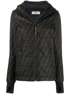 Fendi куртка с узором FF