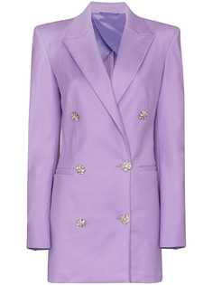 The Attico двубортное платье-блейзер на пуговицах