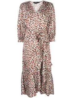 Patbo платье с запахом и леопардовым принтом