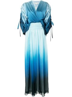 Jonathan Simkhai платье макси со вставками и эффектом омбре