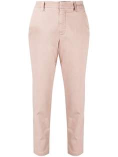 Brunello Cucinelli укороченные брюки строгого кроя