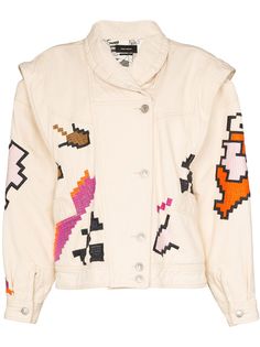 Isabel Marant куртка Erial с вышивкой