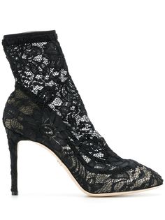 Dolce & Gabbana кружевные ботильоны