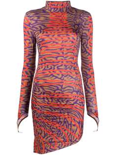 Maisie Wilen приталенное платье с абстрактным принтом