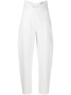 The Attico укороченные брюки с завышенной талией