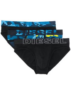 Diesel комплект трусов-брифов с логотипом