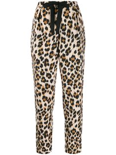 Boutique Moschino укороченные брюки капри с леопардовым принтом