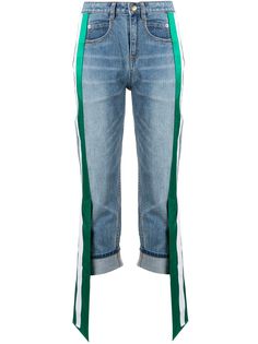 Hellessy укороченные джинсы с боковыми вставками