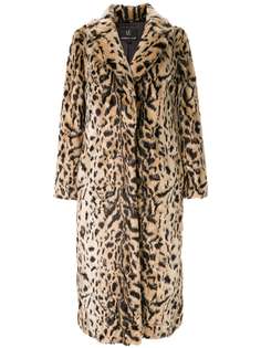 Unreal Fur шуба с леопардовым принтом
