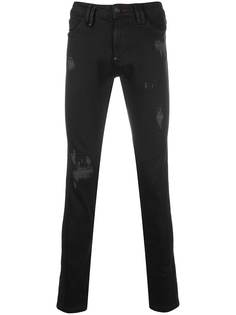 Philipp Plein джинсы скинни с эффектом потертости