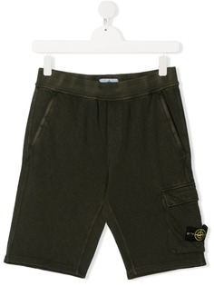 Stone Island Junior шорты с логотипом