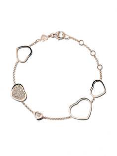 Chopard браслет Happy Hearts из розового золота с бриллиантом