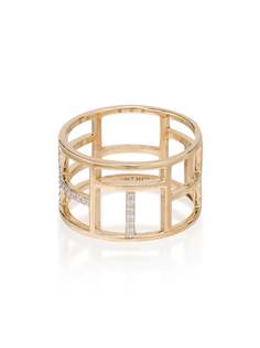 Mateo кольцо Tralis из желтого золота с бриллиантами