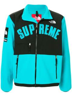 Supreme куртка на молнии с логотипом