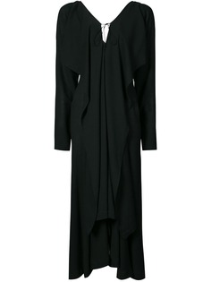 Yohji Yamamoto платье макси на молнии