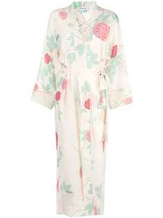 Bernadette платье-рубашка с запахом и цветочным принтом